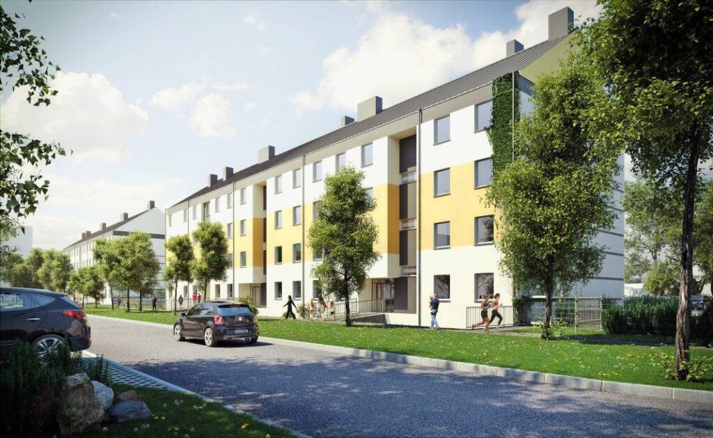 Wizualizacja - Osiedle Dąbrowszczaków