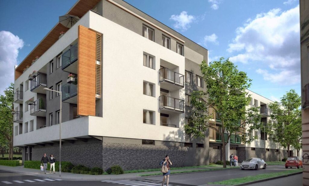 Wizualizacja - Apartamenty Księży Młyn