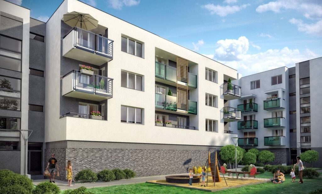 Wizualizacja - Apartamenty Księży Młyn